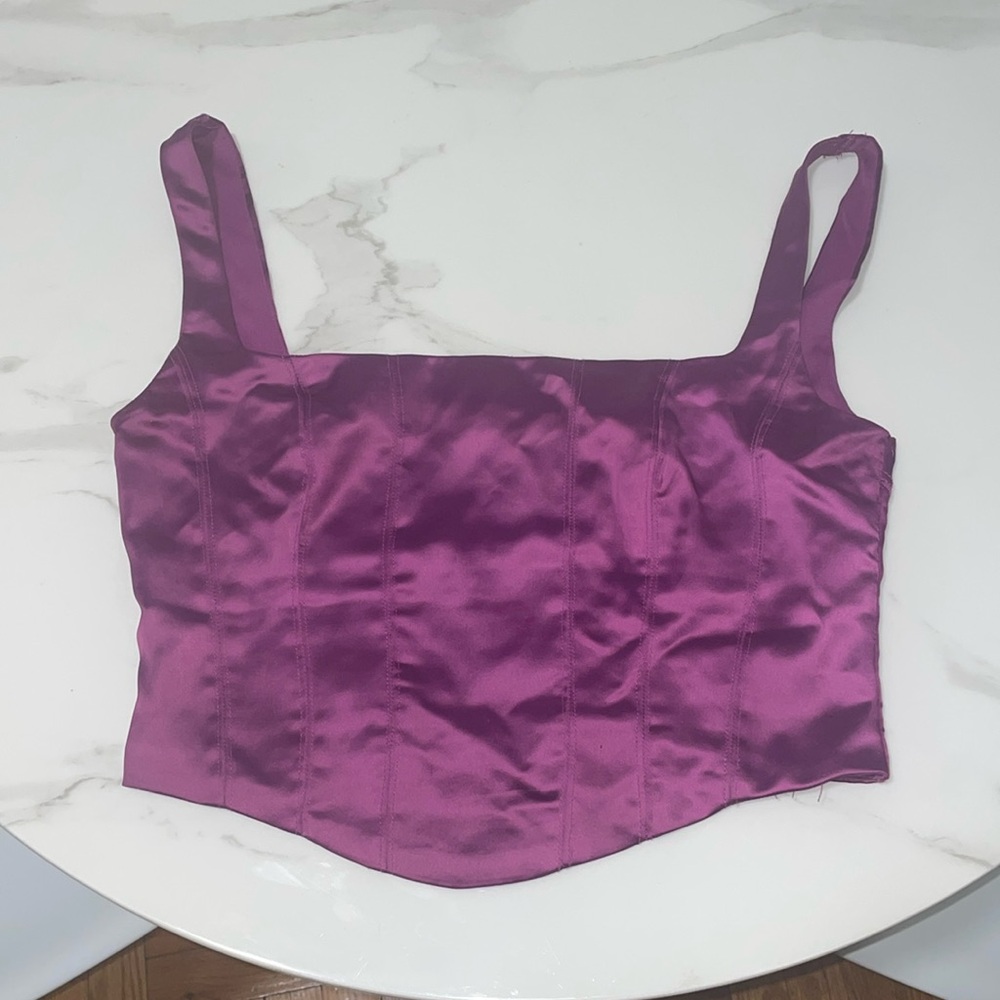 Purple going out top size L
